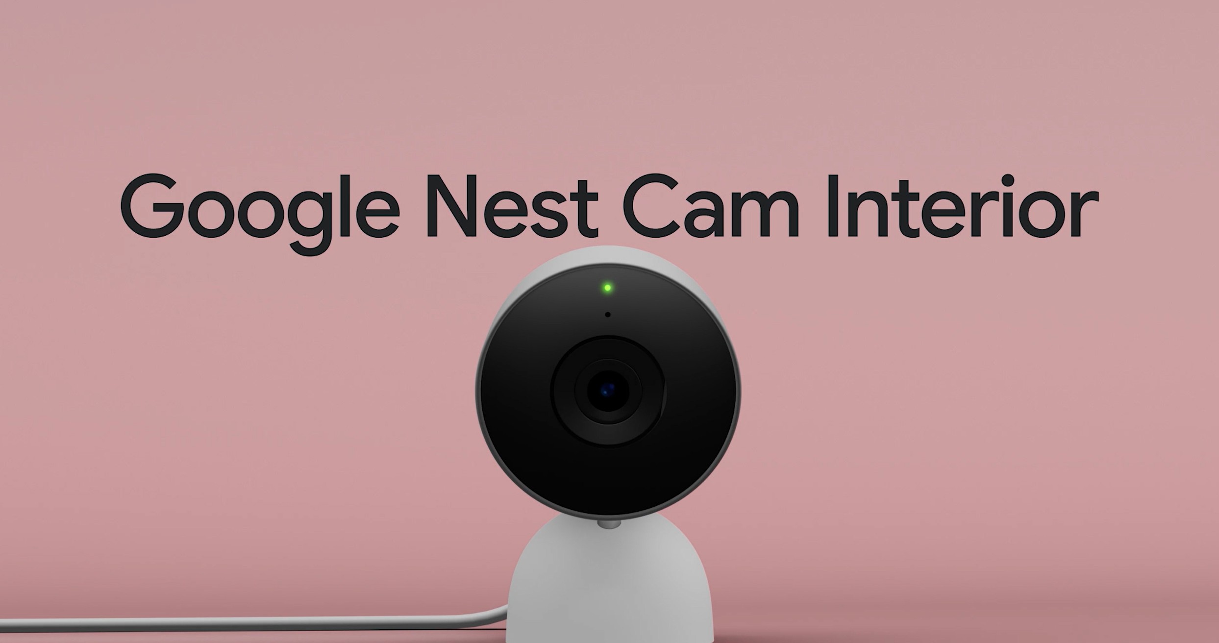 Google Nest CAM Indoor (con Cable, 3.ª Gen.) - Cámara de Seguridad